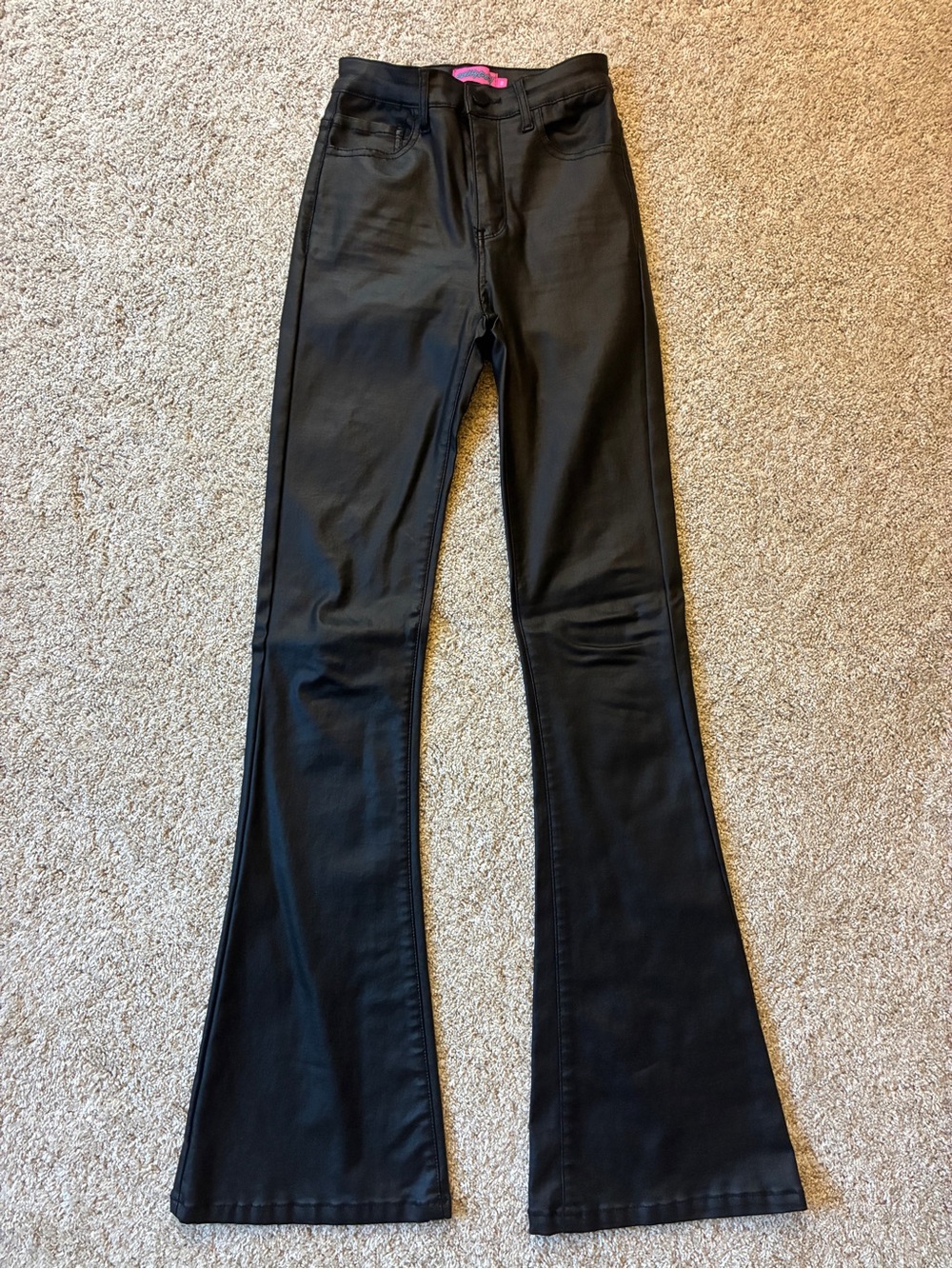 Edikted Black Boot Cut Flare Pants